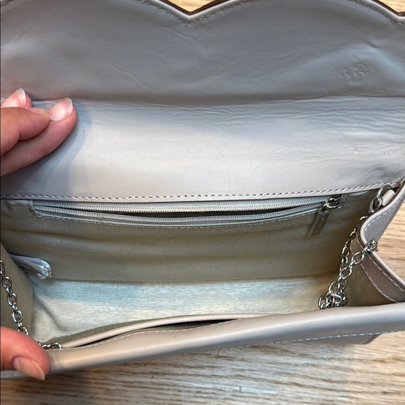 BCBG Max Azria Clutch/Shoulder Bag Gray - Picture 8 of 8